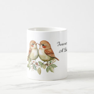 Vögel der ewigen Liebe Kaffeetasse