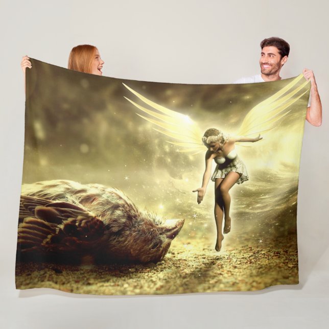 VÖGEL DER FAIRE FLEECEDECKE (Beispiel)