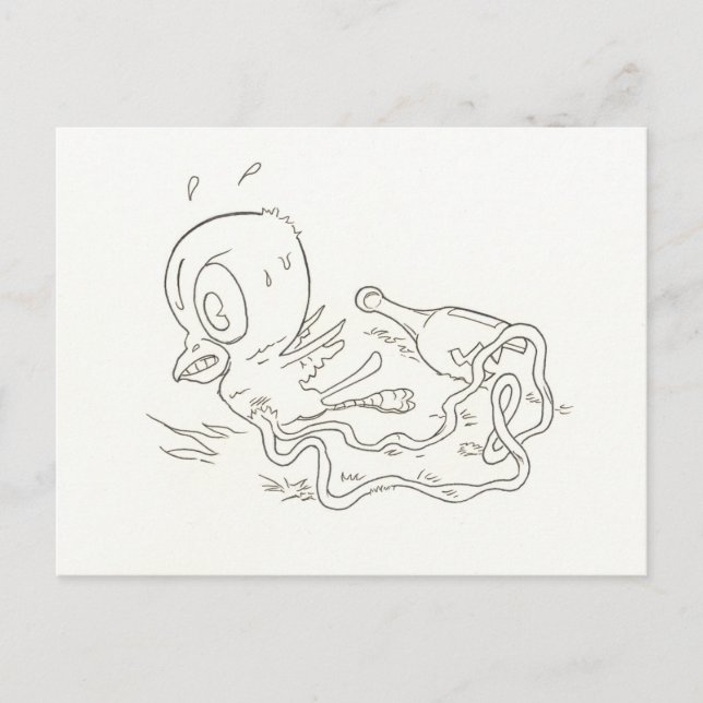 Vogel der Stärke Postkarte (Vorderseite)