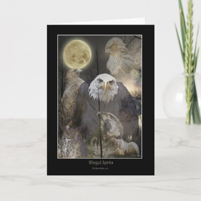 Vögel der World Wildlife Collection Dankeskarte (Vorderseite)