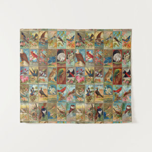 Vögel des 19. Jahrhundertsvon Wandteppich