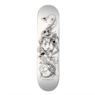 Vogel des dunklen Todes Skateboard