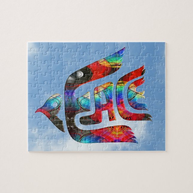 Vogel des Friedens Puzzle (Horizontal)