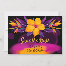 Vögel des Paradies Hibiskus speichern das Datum de