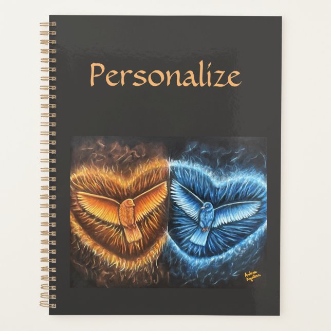 Vögel, die zusammen fliegen planer (Vorderseite)