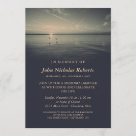 Vögel durch Holzkohlen-Gedenkveranstaltung des Einladung