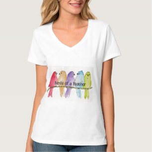 Vögel einer Feather Frauen Tee