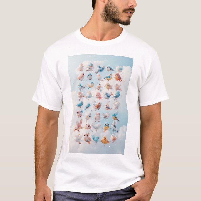 Vögel einer Feder T-Shirt (Vorderseite)