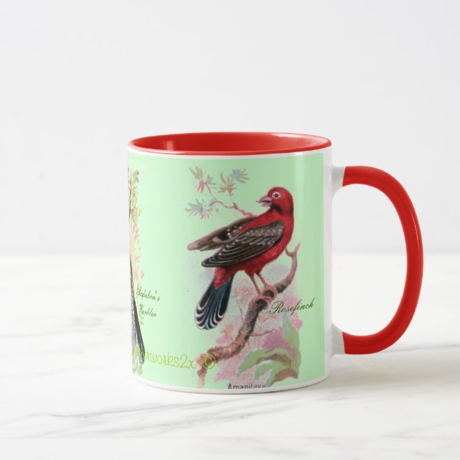 Vögel einer Feder Tasse (Rechts)