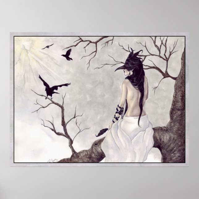 Vögel eines Feather-Posters Poster (Vorne)