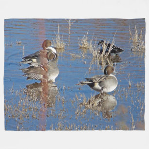 Vogel-Enten-Tier-Teich-Fleece-Decke Fleecedecke