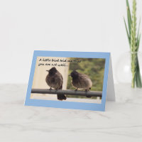 Vögel erhalten wohle Karte