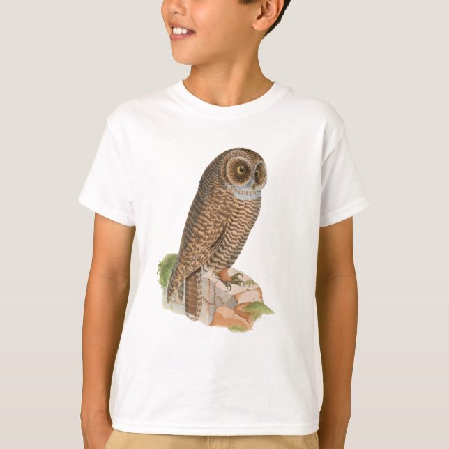 Vögel, Eulen, Naturbilder T-Shirt (Vorderseite)