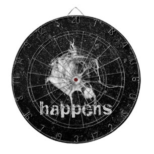 Vogel fallen sonnig und Cool Dartscheibe