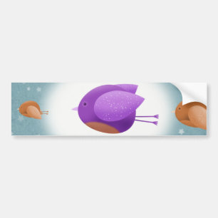 Vogel-Fliegen Autoaufkleber