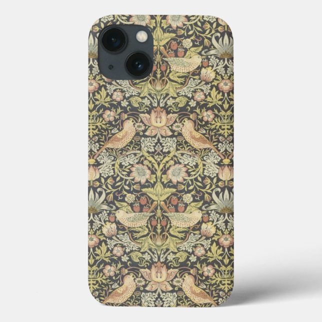 Vögel florales Muster von William Morris Ipad Fall Case-Mate iPhone Hülle (Rückseite)