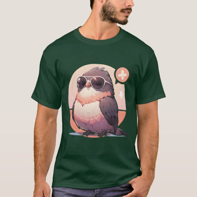 Vögel Funny Animes Forest Creatures Animal b T-Shirt (Vorderseite)