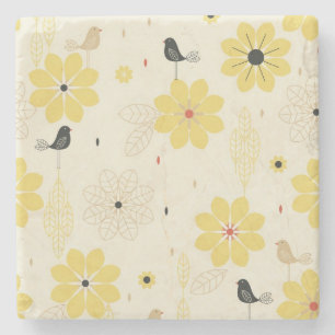 Vogel-Garten Steinuntersetzer