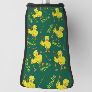 Vogel Golfer Mädchen Golf Headcover