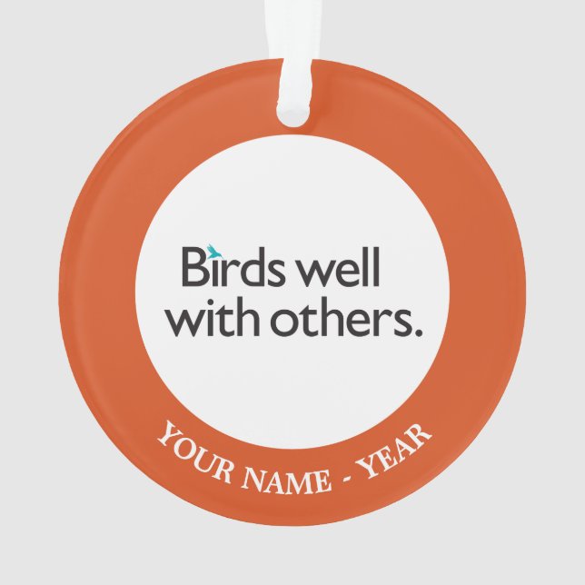 Vögel gut mit anderen ornament (Rückseite)