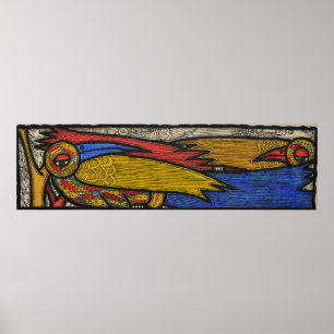 Vögel hüten poster