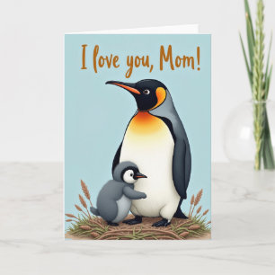 Vogel-Ich-liebe-dich-Mama-Karte Karte