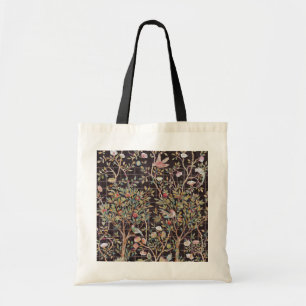 Vögel im Blumengarten, William Morris Tote Ba Tragetasche