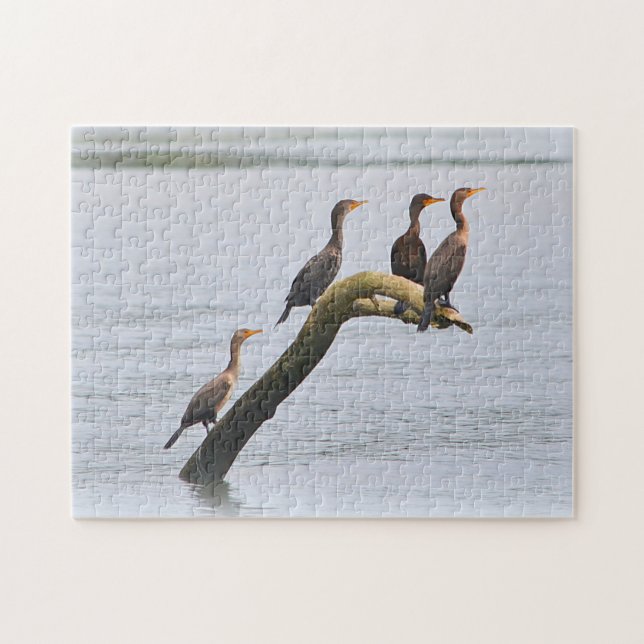 Vögel im Driftwood-Puzzle Puzzle (Horizontal)