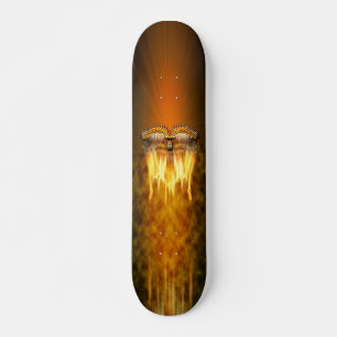 Vogel im Flight Skateboard