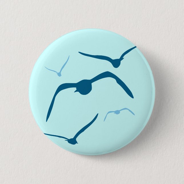 Vögel im Flug Button (Vorderseite)