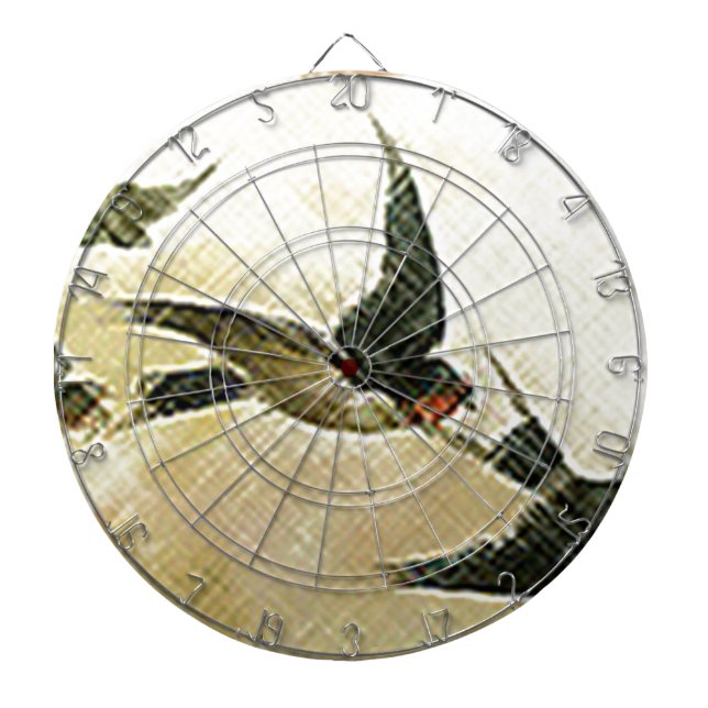 Vögel im Flug Dartscheibe (vorne)