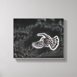 "Vögel im Flug: Eine Symphonie der Freiheit" Leinwanddruck