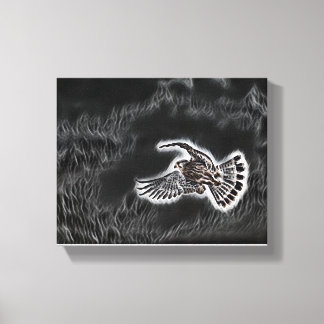 "Vögel im Flug: Eine Symphonie der Freiheit" Leinwanddruck