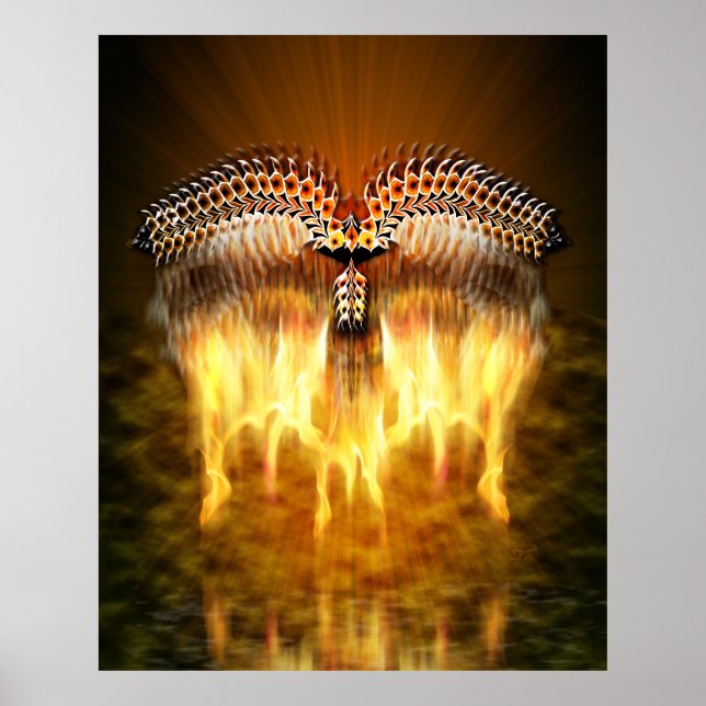 Vögel im Flug Poster (Vorne)