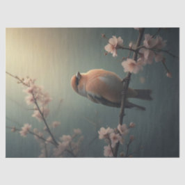 Vogel im Frühling Seidenpapier