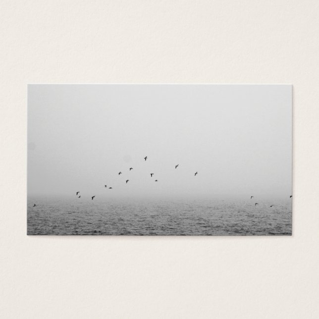 Vögel im Nebel (Vorderseite)