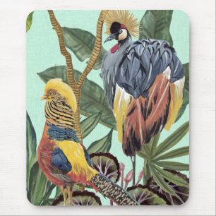 Vögel im Paradies - Große Vögel Mousepad