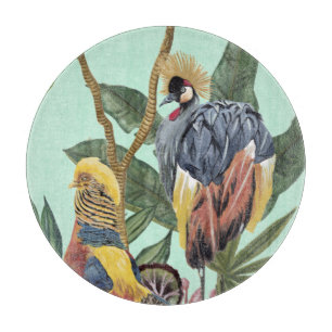 Vögel im Paradies - Große Vögel Schneidebrett