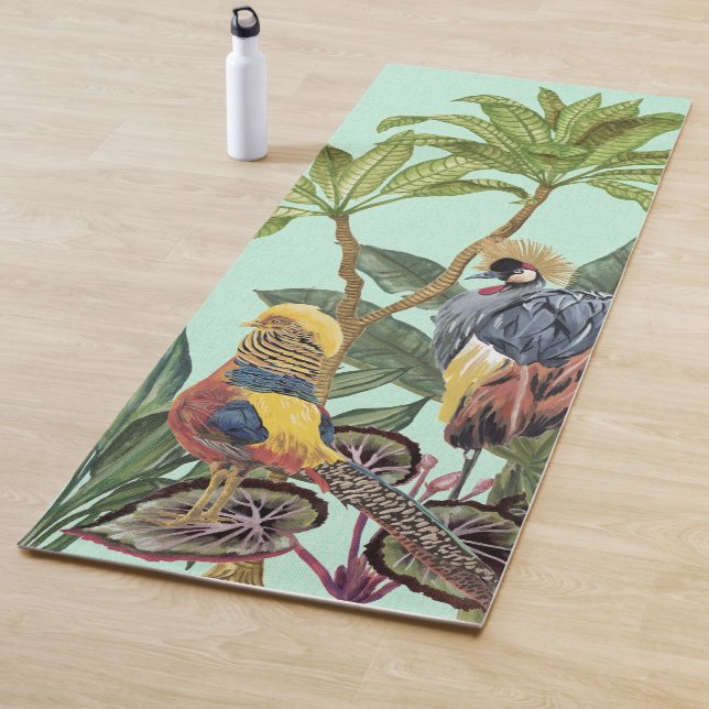 Vögel im Paradies - Große Vögel Yogamatte (Beispiel)