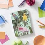 Vögel im Paradies iPad Pro Hülle<br><div class="desc">Vogelparadies II von Melissa Wang. Tropische Vögel stehen auf tropischen Blätter in verschiedenen Arten und Formen. | 143053Z</div>