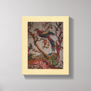 Vögel im Paradies ~ Spannleinwand 1,9 cm dick Leinwanddruck