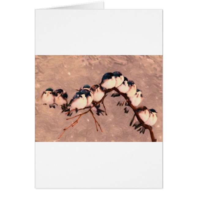 Vögel im Winter (Vorne)