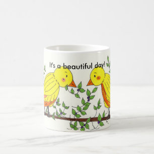 Vögel in den Baumkronen Tasse