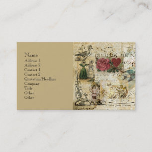 Vogel in der Hand Visitenkarte