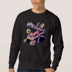 Vögel in der Krokodil-Mündung Sweatshirt