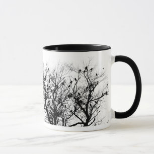 Vögel in einem Baum Tasse