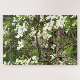 Vogel in einem Dogwood-Baum Puzzle