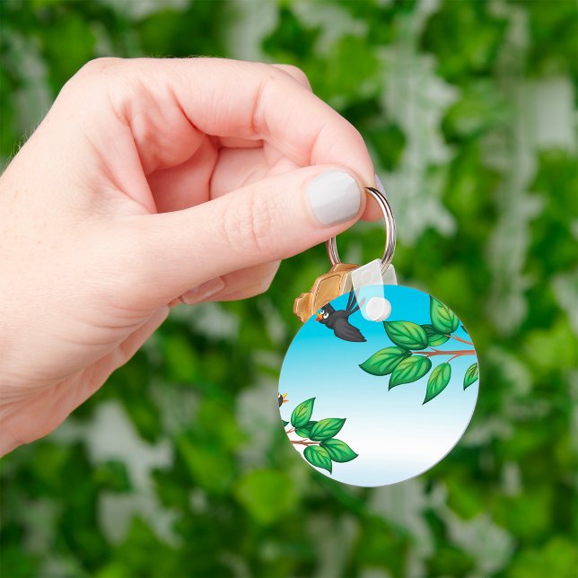 Vögel in einem Schlüsselanhänger (Von Creator hochgeladen)