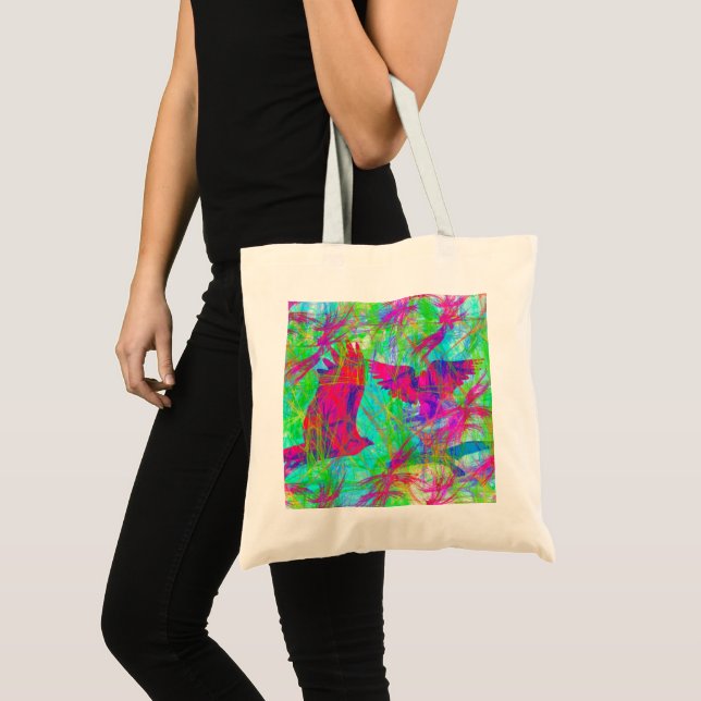 Vögel in Flight Große Tote Tasche (Vorderseite (Produkt))