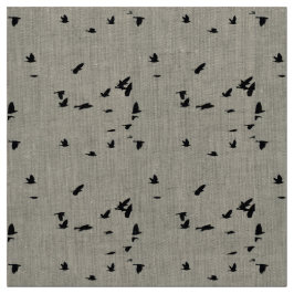Vögel in Flight Linen Fabric Stoff
